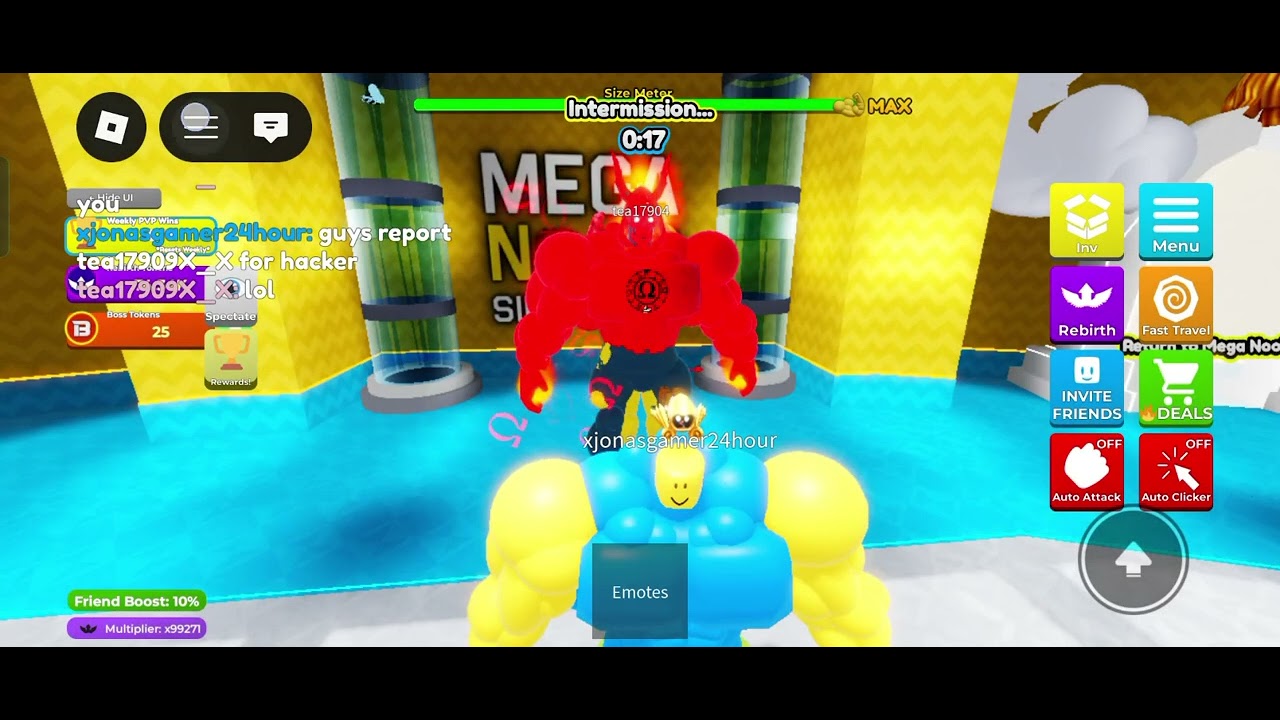 This guy seriously thought I'm hacking | Mega Noob Simulator 