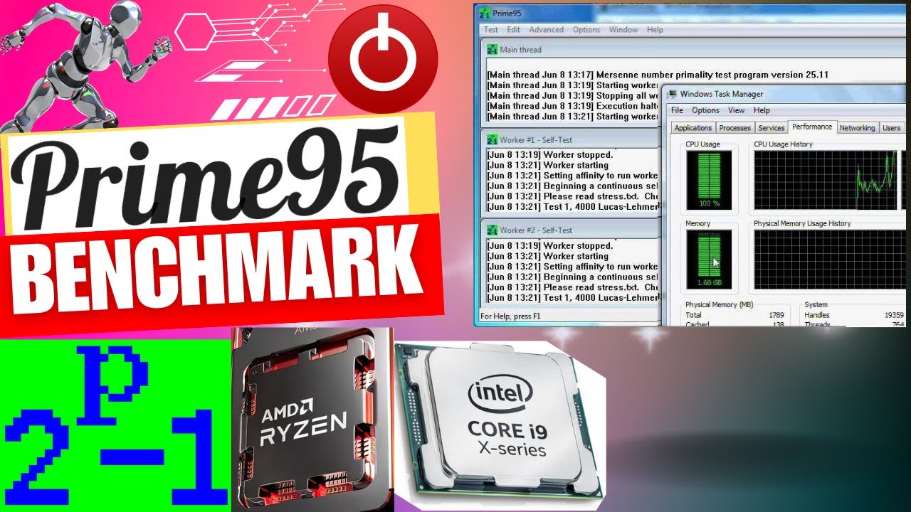 How to use Prime95 for stress test? CPU benchmark