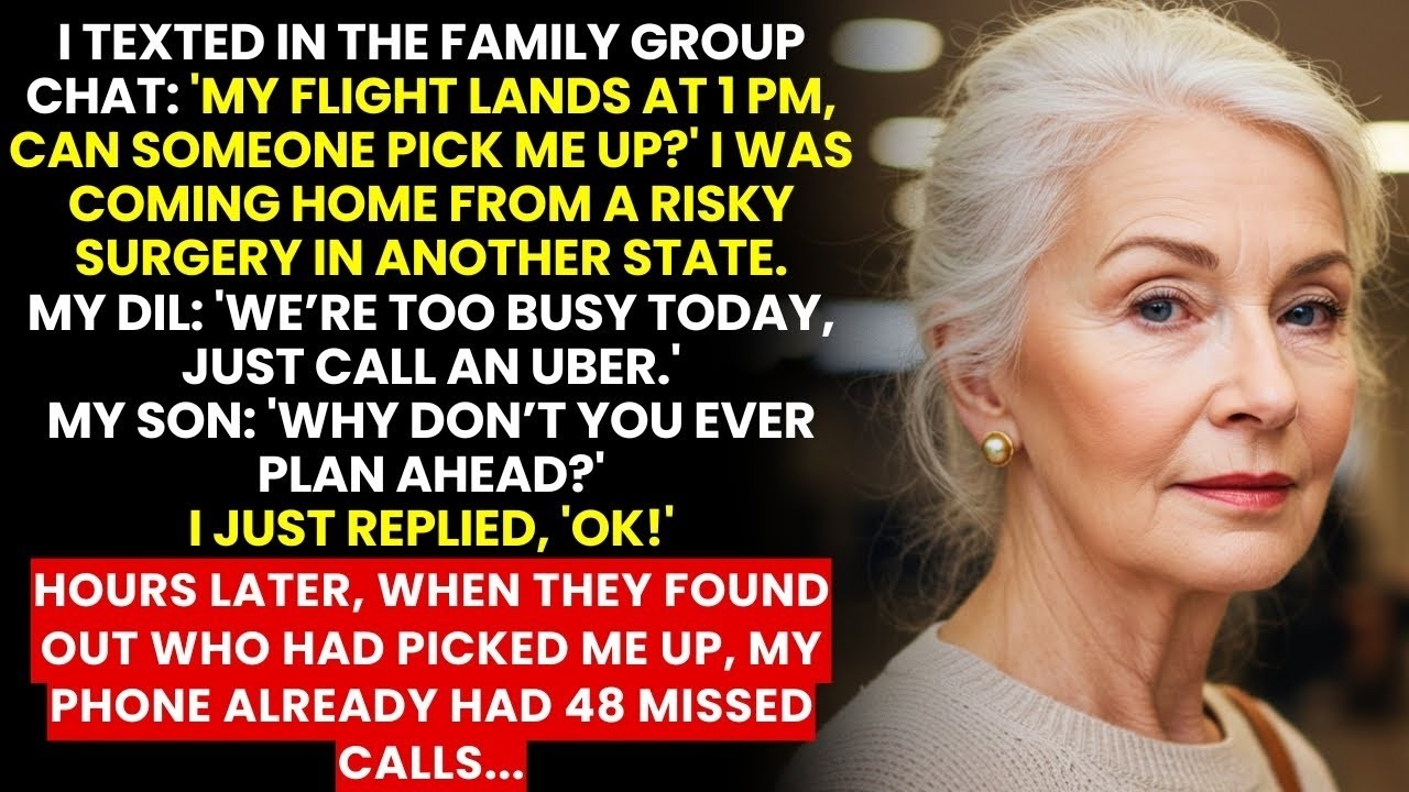 I Asked My Family To Pick Me Up From The Airport After I’d Had Risky Surgery, But They Refused, So