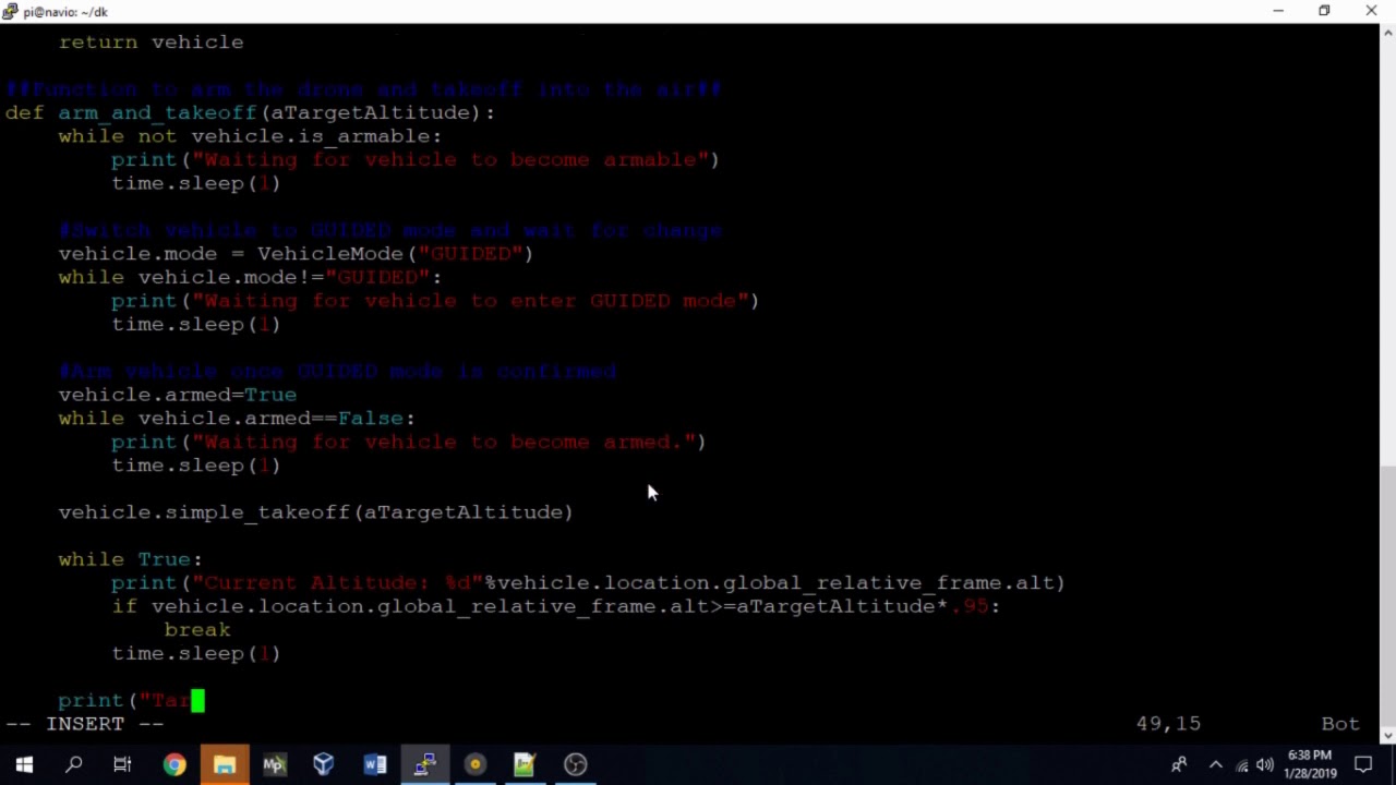 comment programmer un drone en python