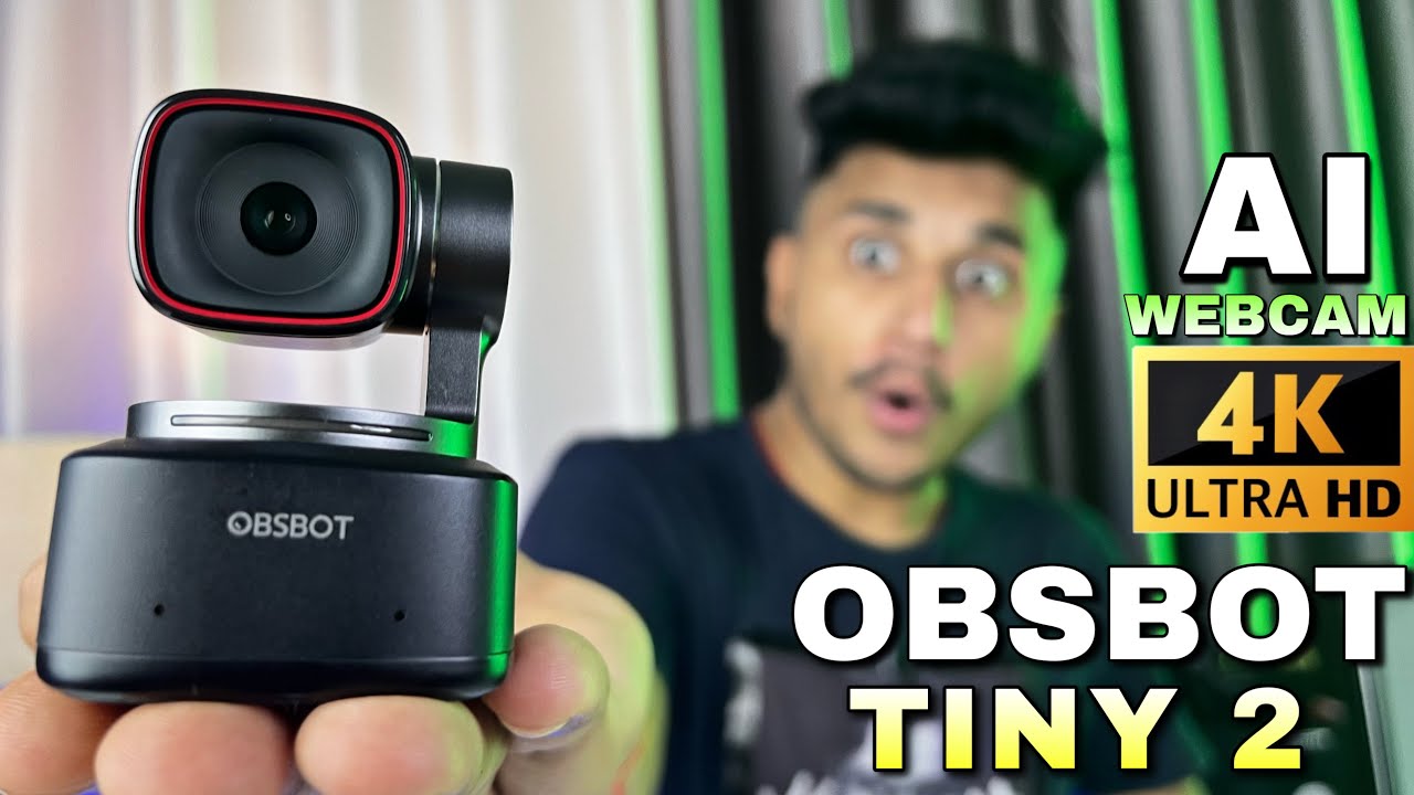 Crazy AI Webcam of 2023⚡️|| OBSBOT Tiny-2 4K🔥|| OBSBOT Tiny 2 VS Insta 360❤️||
