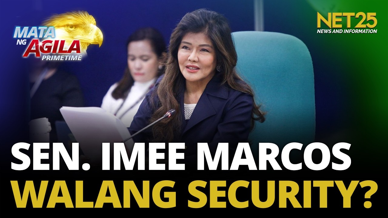 Senador Imee Marcos tinanggalan ng security team ng PSC