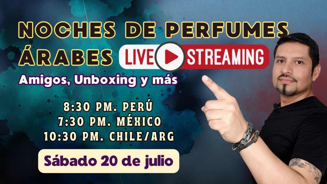 🔴Noches de Perfumes Árabes: Amigos, Unboxing y más