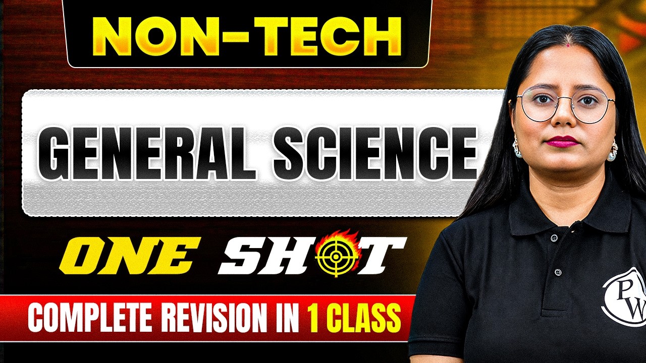 General Science One Shot | Non Tech | Complete Revision for SSC JE & RRB JE 2026