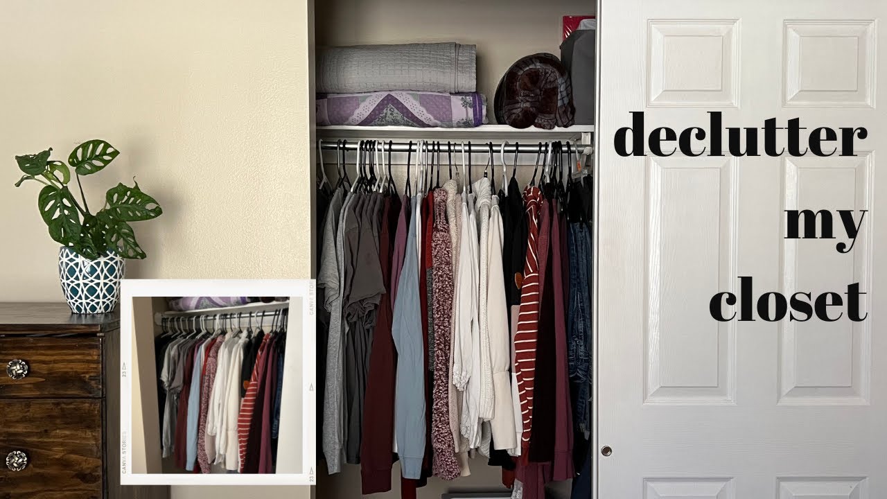 Declutter my closet || 115 down to 40 items || Minimalism-ish