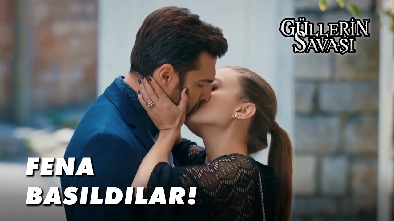 Gülru ve Ömer Öpüşürken Yakalandılar - Güllerin Savaşı 46.Bölüm