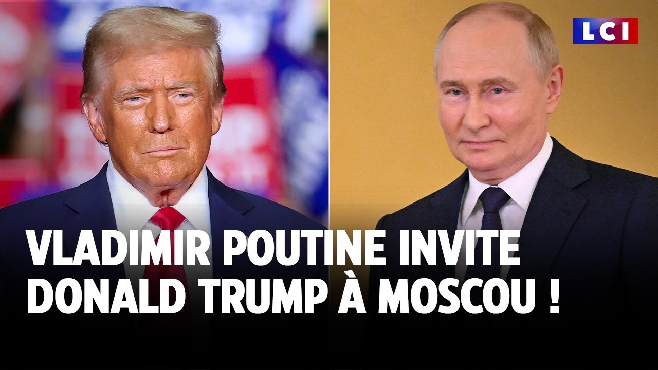 Vladimir Poutine invite Donald Trump à Moscou ! ｜LCI