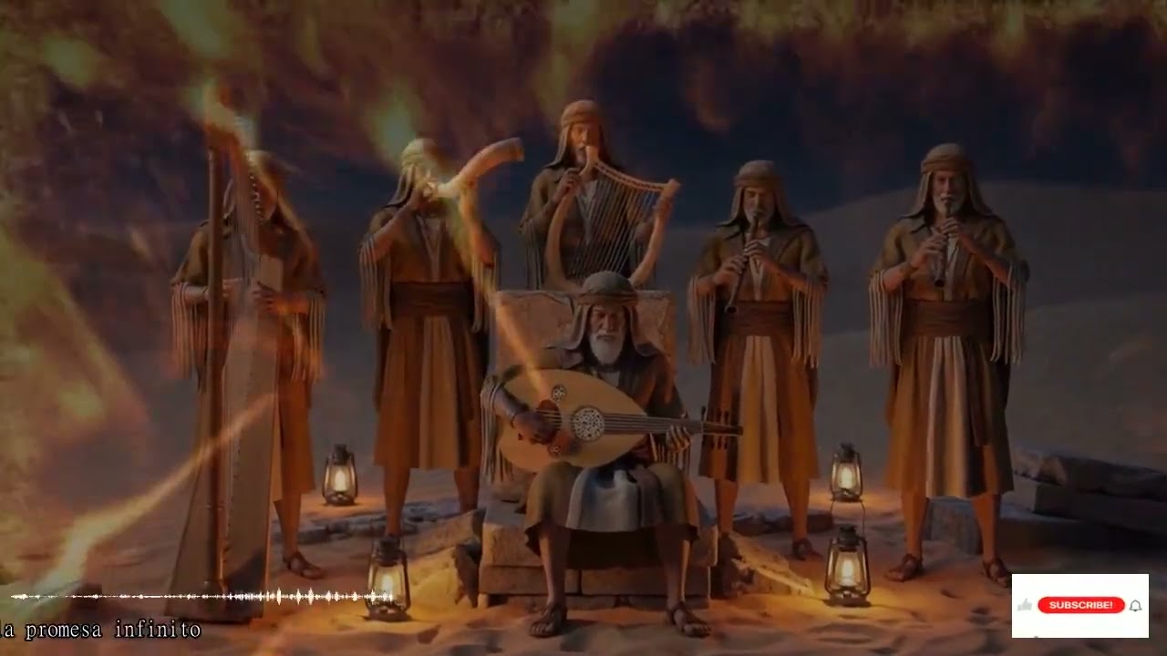 Voces De Sión Elevando Alabanza Con Shofar Cánticos Hebreos E Instrumentos Santos Ante Adonai