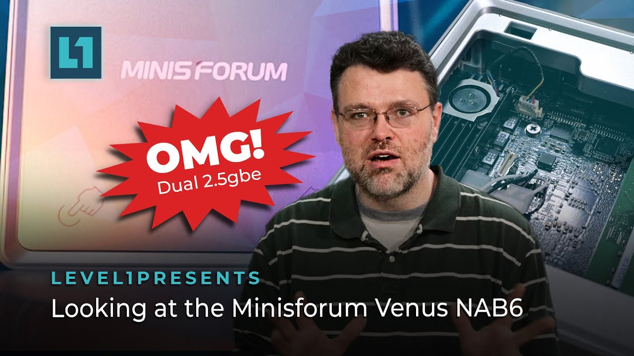 Dual 2.5gbe! Looking at the Minisforum Venus NAB6