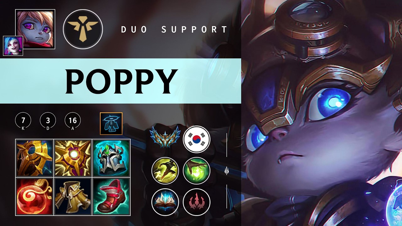 Poppy Support vs Alistar - KR Challenger Patch 26.05