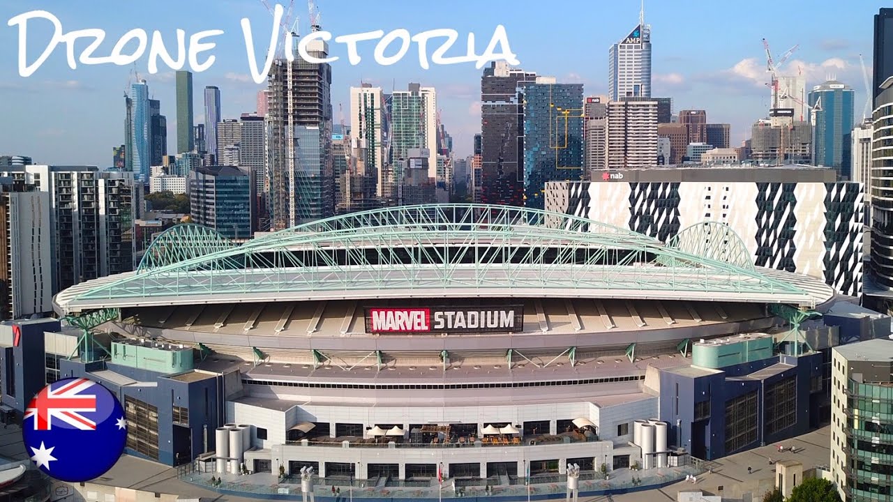 Marvel Stadium - Melbourne, Australia (World's First Indoor Cricket Stadium) [4K-UHD]