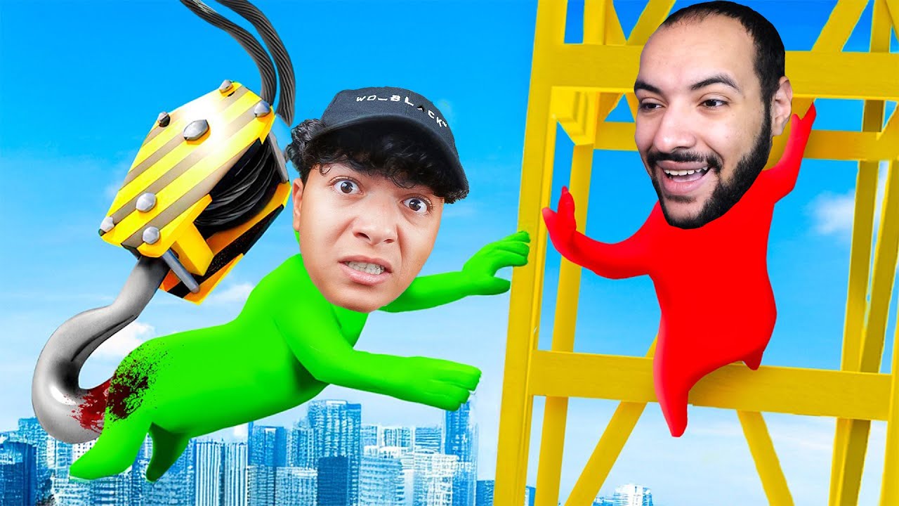لعبت جانج بيستس اكثر لعبة مضحكة في العالم مع سحس الفار | Gang Beasts