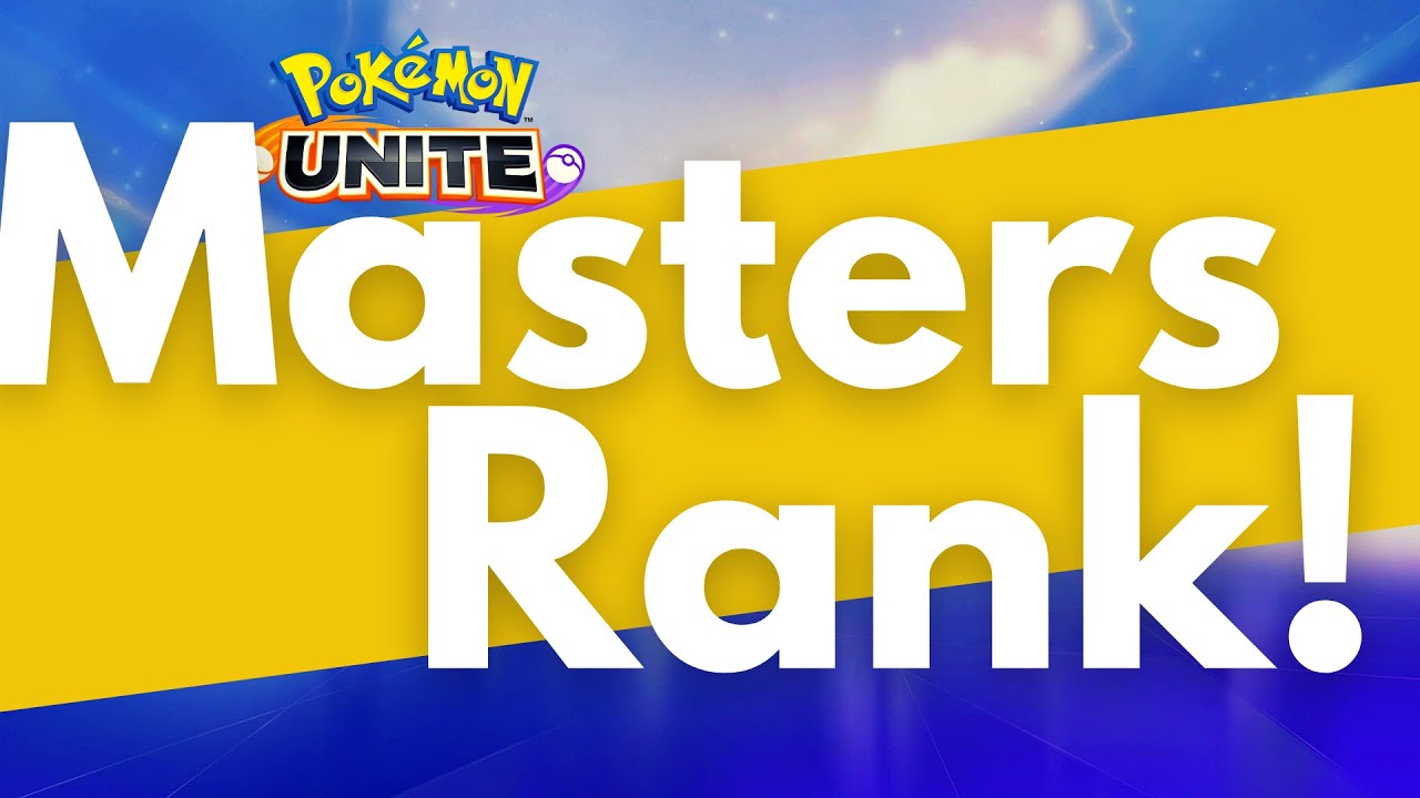 Getting Masters Rank in Pokemon Unite for the First Time!
