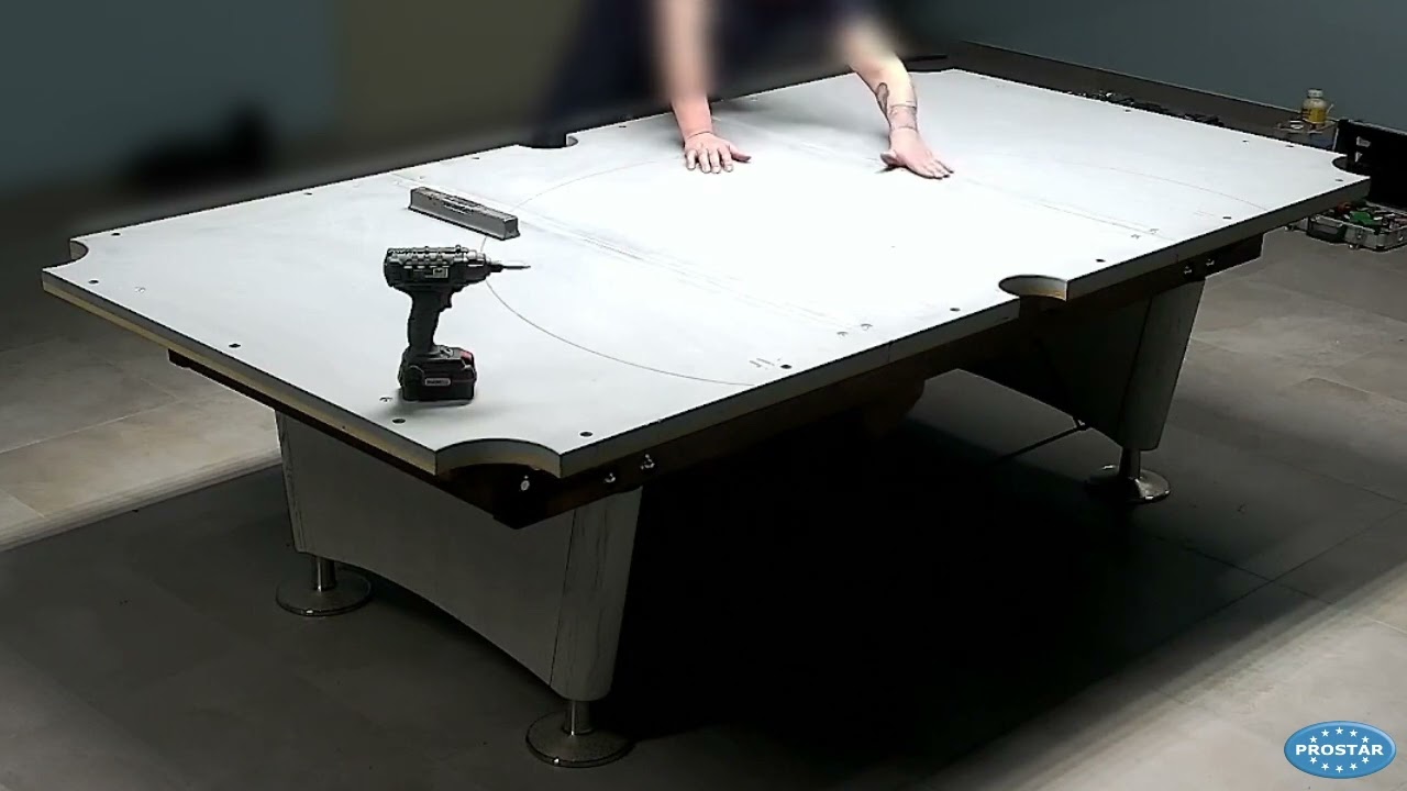 Pool Prostar. Installazione dell'ardesia.