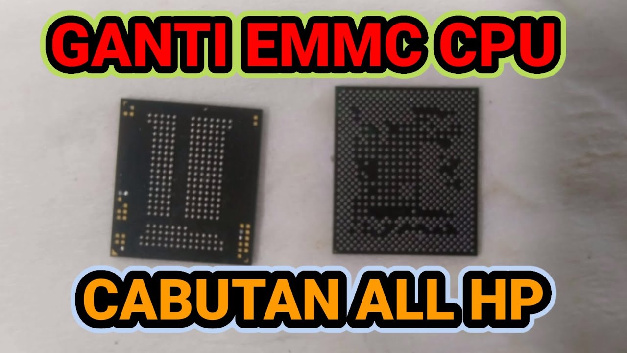 CARA GANTI EMMC CABUTAN