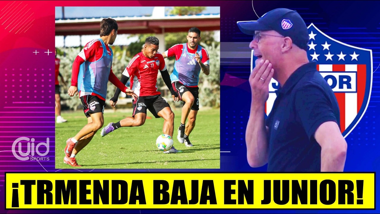 ¡LO ÚLTIMO JUNIOR! ¡OJO A ESTA BAJA IMPORTANTE DEL TIBURÓN! LOS CONVOCADOS PARA VISITAR ONCE CALDAS