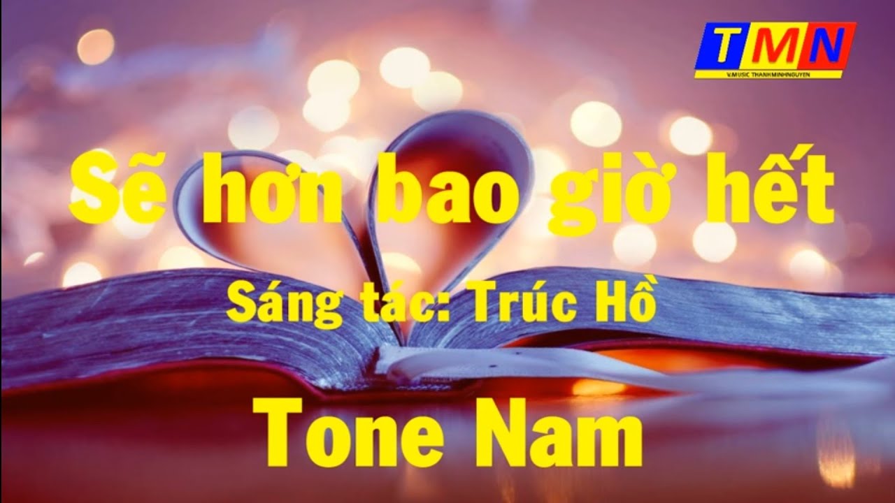 [KARAOKE] Sẽ hơn bao giờ hết - Cha cha cha (Trúc Hồ) - Tone Nam (Abm) - #coverbytmn