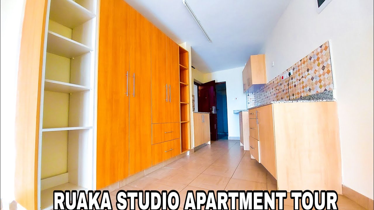 HOUSE TOUR : STUDIO APARTMENT (MODERN BEDSITTERS) TO LET IN RUAKA/KENYAN PROPERTY/KENYAN YOUTUBER