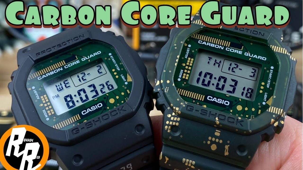 G-Shock dwe-5600cc Carbon Core Square