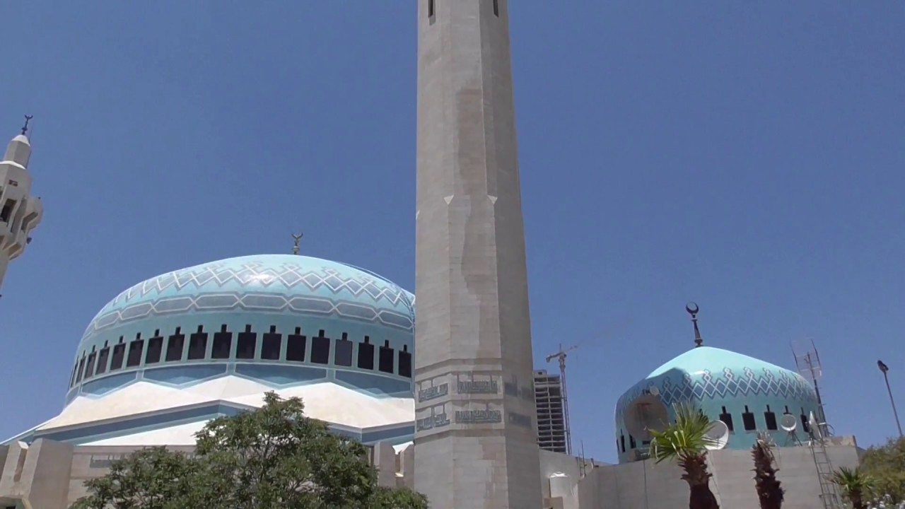 Azan from King Abdullah I Mosque / مسجد الملك عبد الله الأول in Amman, Jordan
