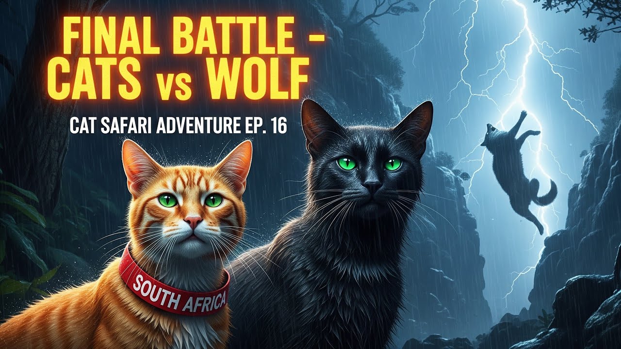 &ldquo;Cats vs Wolf: Final Rain Battle 🌧️ | Cat Safari Adventure Episode.16&rdquo;