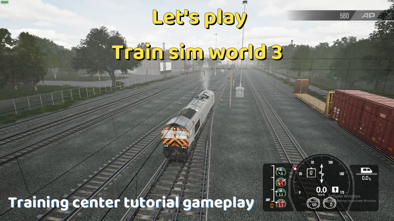Let's Play Train Sim World 3 l Training center l Fundamentals Tutorial gameplay