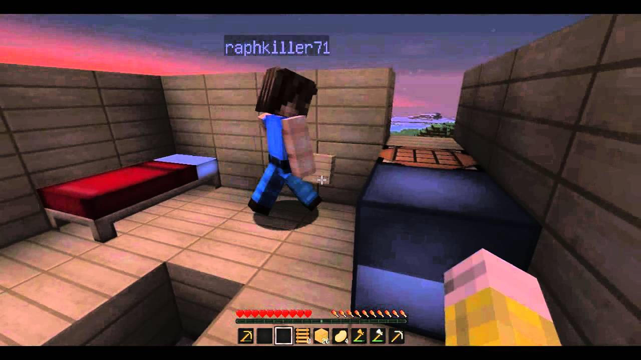 #2 Survivons sur Minecraft avec Kalipso53 et Raphkiller71