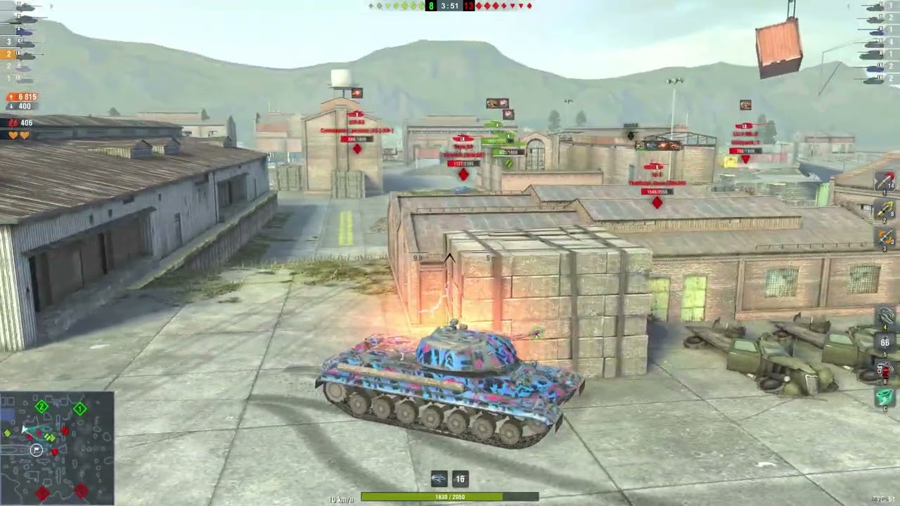 IS-8 | 20k dmg/9 kills - 1 vs 5 - Niederlage | Grabesflucht