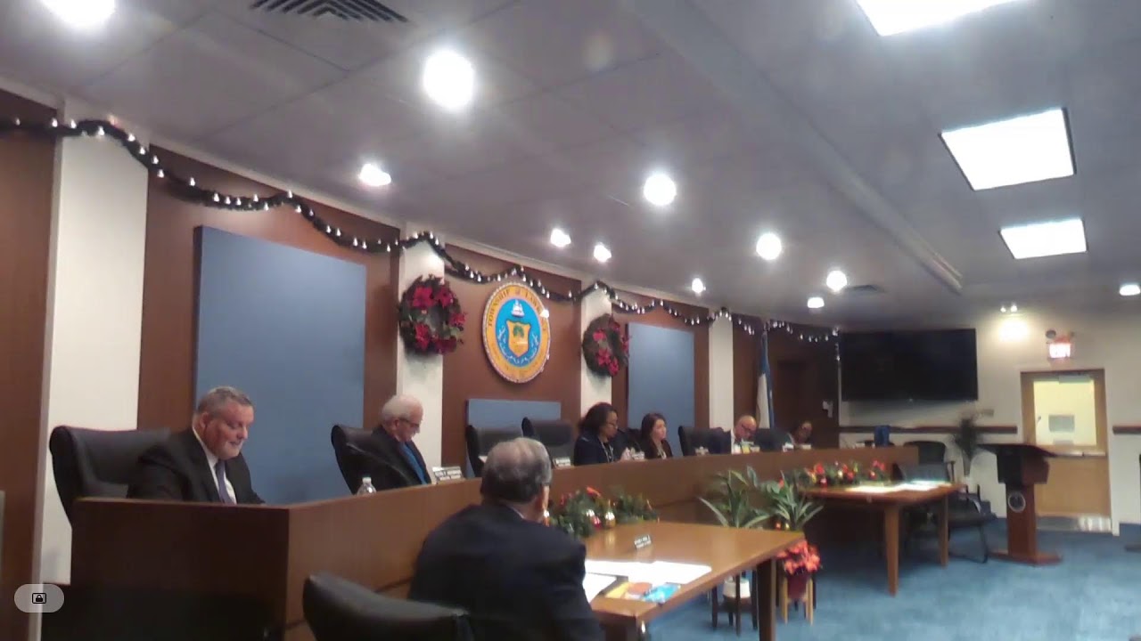 Lawrence Township Municipal Council Meeting, Tuesday December 2, 2025