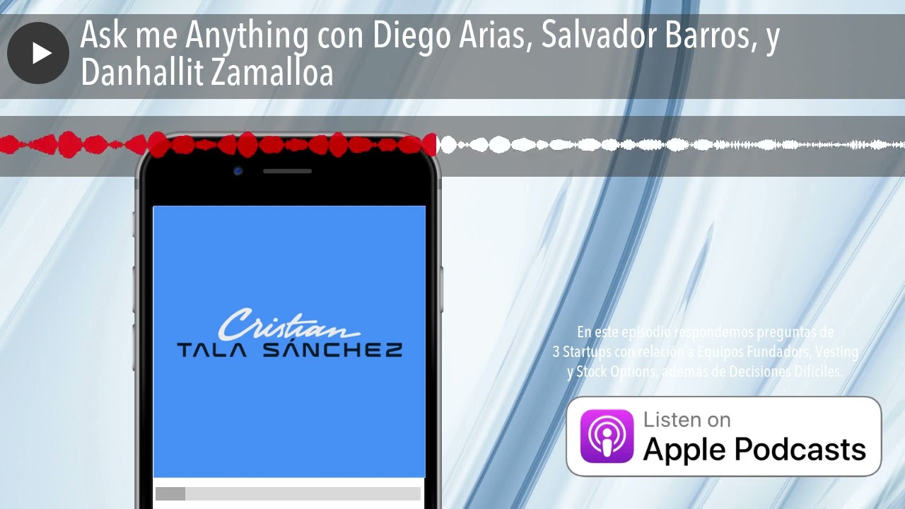 #01 Ask me Anything con  Diego Arias, Salvador Barros, y Danhallit Zamalloa