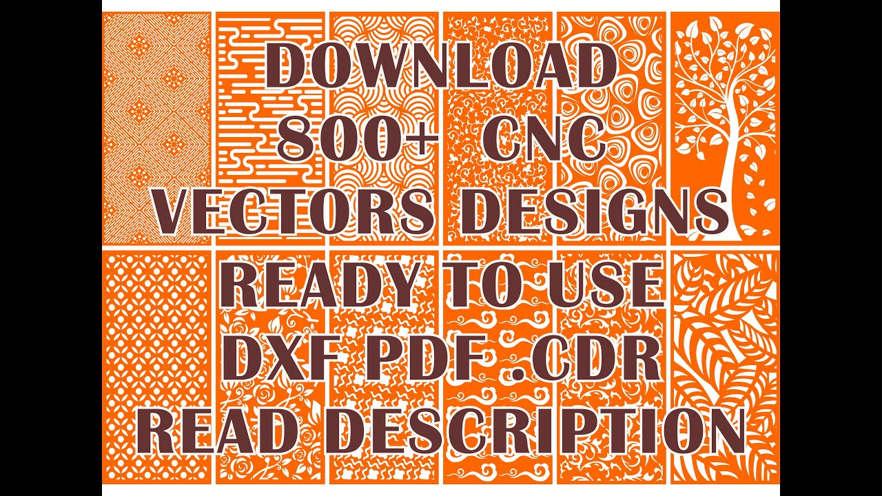 800+ CNC DXF FILES | MDF JALI DESIGNS |  LASER CUTTING FILES | PARTITION TEMPLATES