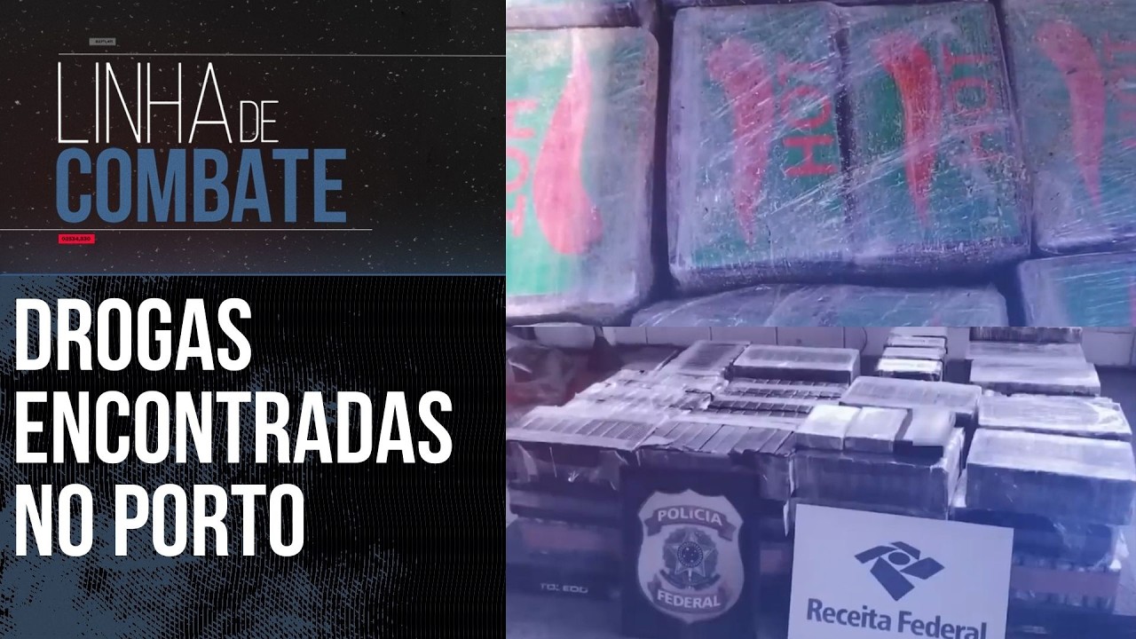 RECEITA FEDERAL ENCONTRA DROGAS NO PORTO DE SANTOS | LINHA DE COMBATE