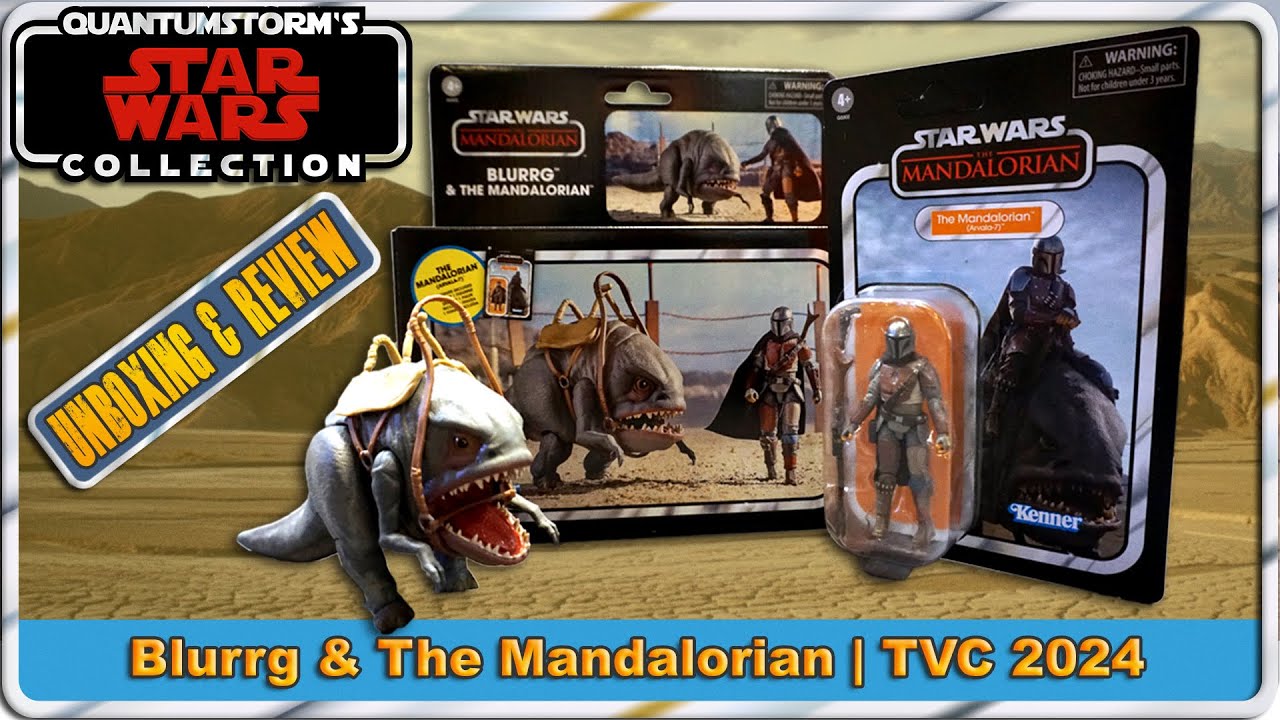 Blurrg & Mandalorian (Arvala-7) [VC335] - Unboxing & Review | Hasbro Star Wars | TVC 2024