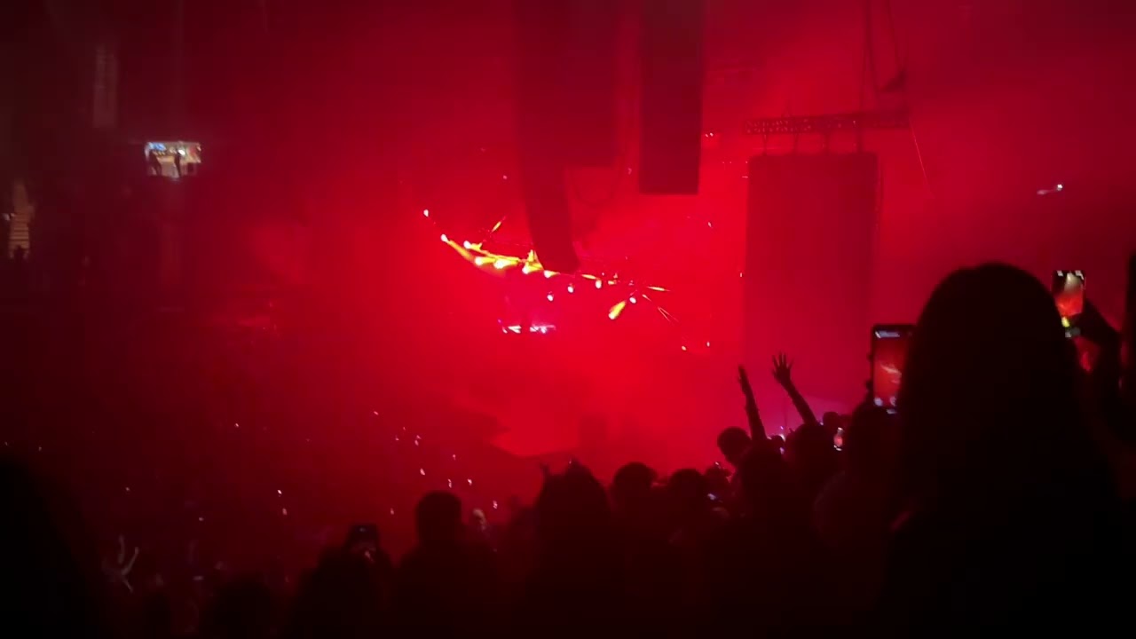 (Epilepsy Warning) Clips from the Justice x Kaytranada concert @ Kia Forum Los Angeles 10.25.25