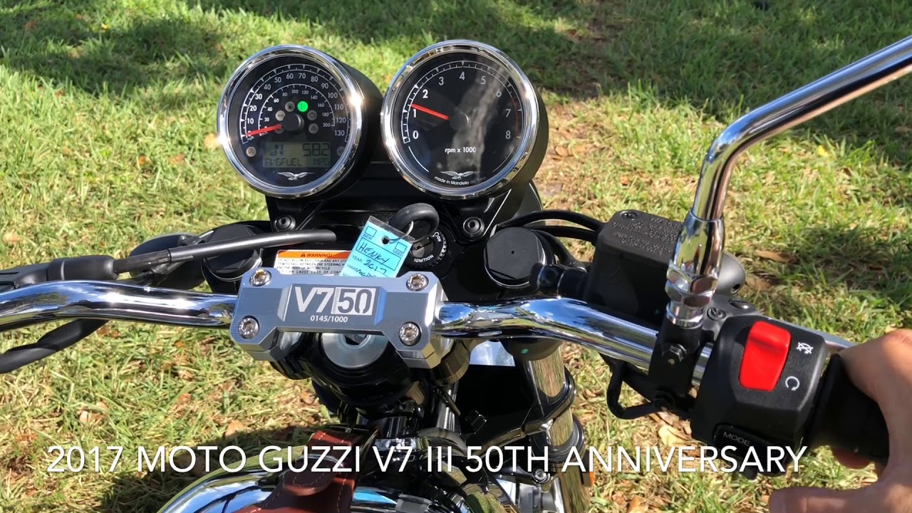2017 MOTO GUZZI V7 III ANNIVERSARIO