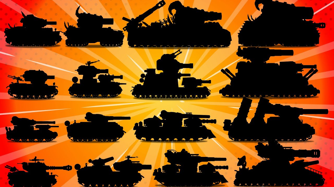 Evolution of Hybrids RATTE-34 vs Vietnam Monster vs IS-45 vs KV BOSS - Cartoons about tanks