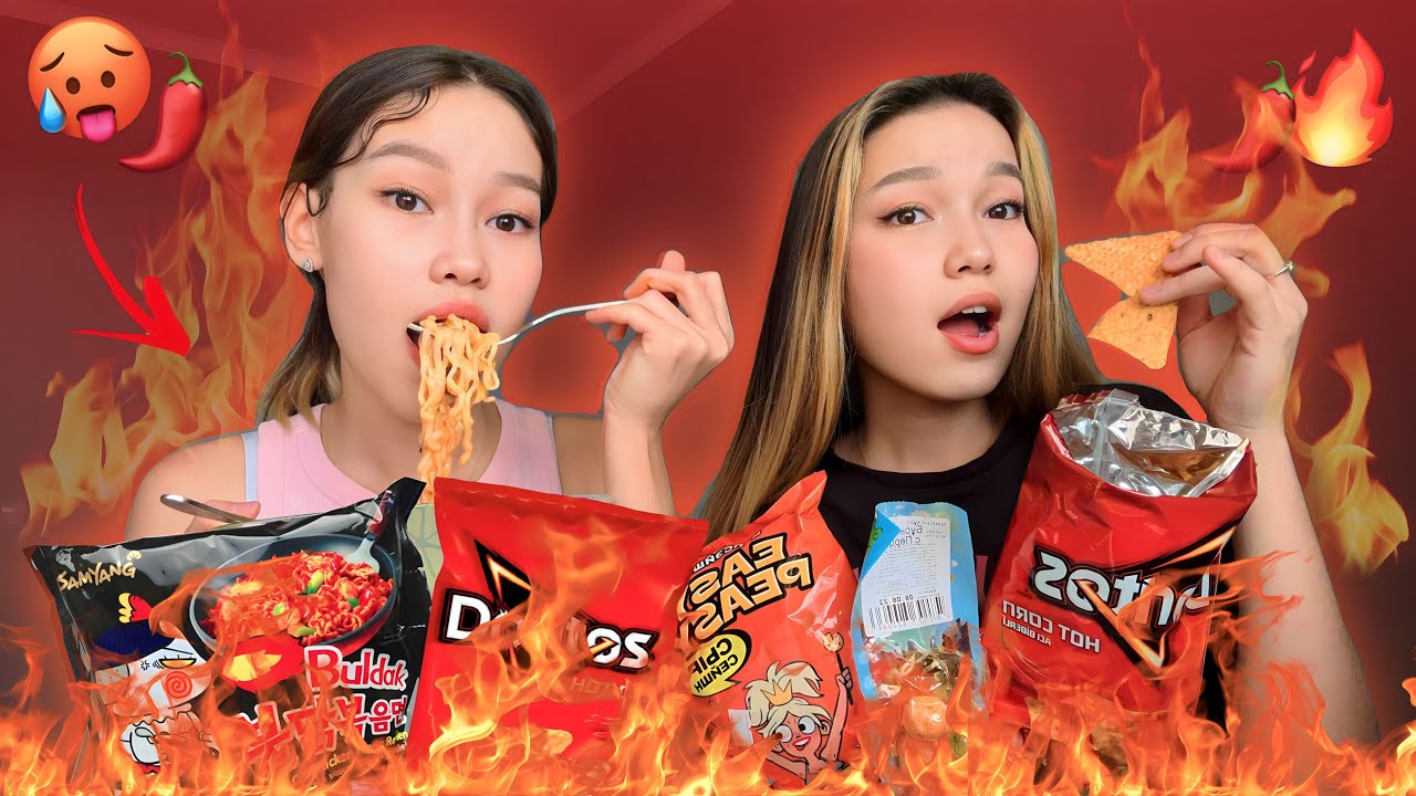 ЕҢ АШТЫ ЗАТТАРДЫ ЖЕЙМІЗ🥵🌶️/ Алия Мерей ЧЕЛЛЕНДЖ