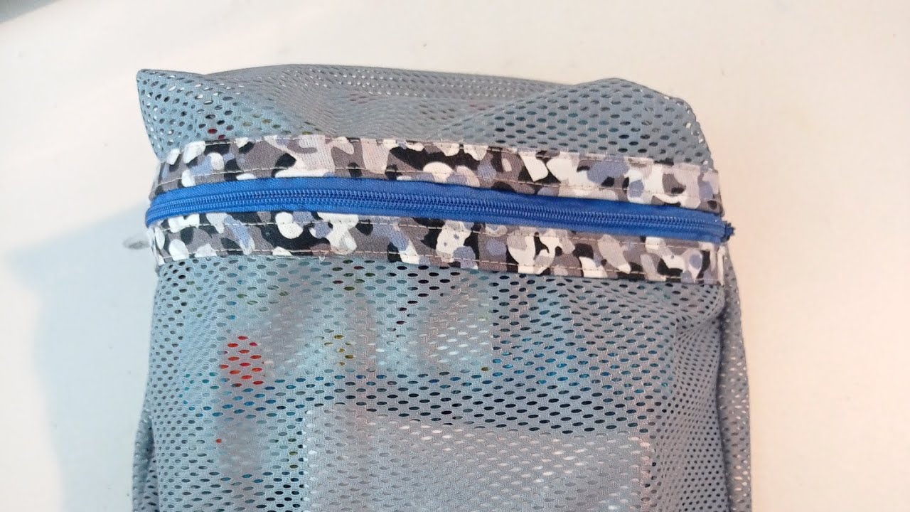 Tuto Filet de lavage , zip et biais , couture débutant