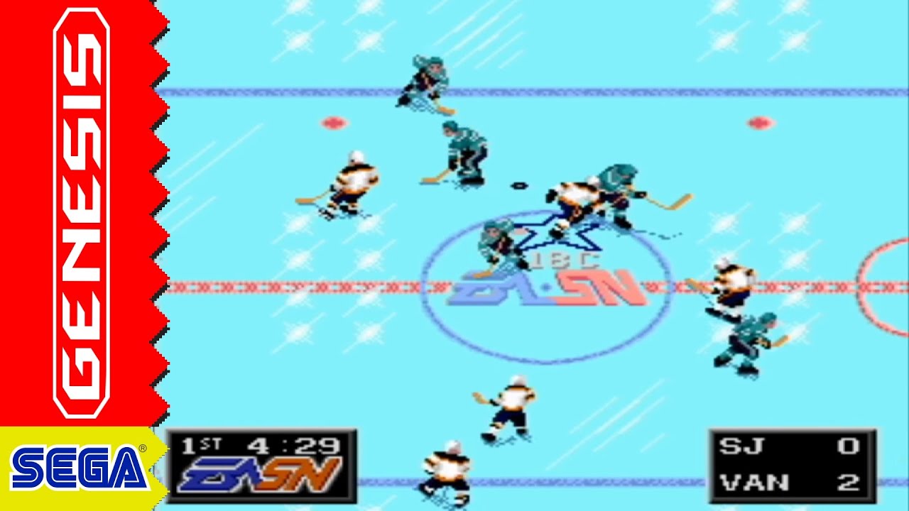 NHLPA Hockey`93 (Mega Drive/Genesis) - Longplay