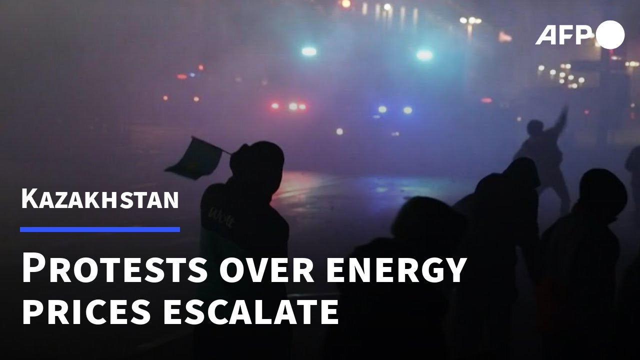 Police tear gas rare mass protest in Kazakhstan's largest city | AFP