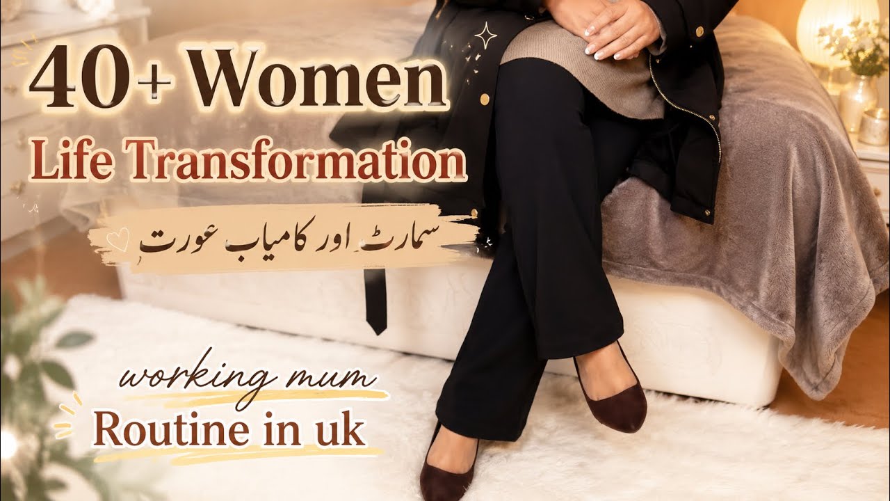 40+ Women life Transformation || pakistani working mom routine in uk || Pakistani mom uk