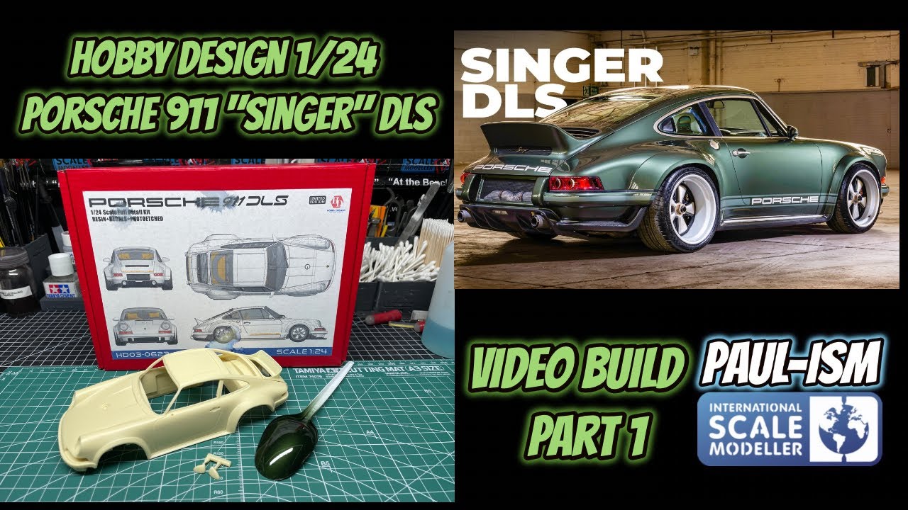 Hobby Design 1/24 Porsche 911 DLS Singer build - Part 1