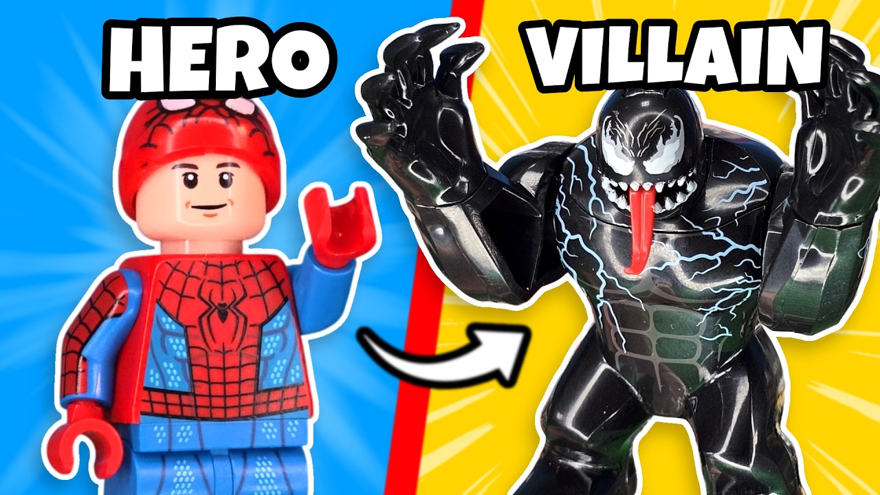 Распаковка ПОДДЕЛЬНЫХ злодеев LEGO ЧЕЛОВЕК-ПАУК...