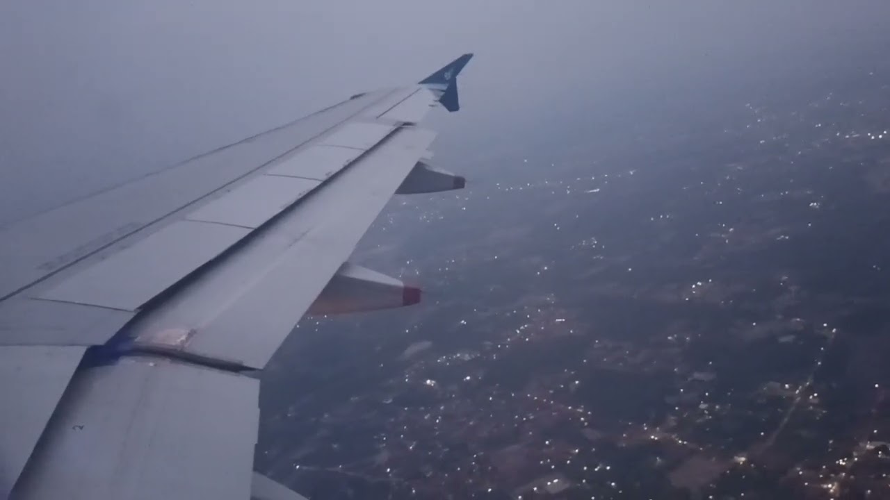 Lao Airlines Take Off Landing A320 Full Video QV445 Vientiane(VTE)-Bangkok(BKK)