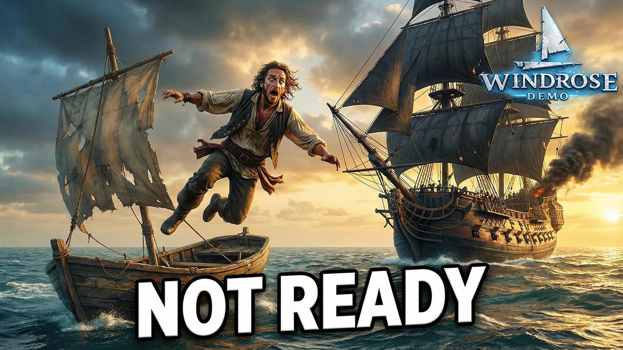 I Boarded a Pirate Ship Before My Own Was Finished in Windrose!