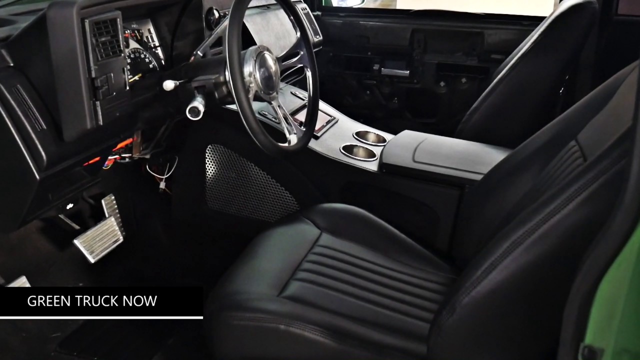 CHEVY SILVERADO FULL INTERIOR MAKEOVER #PREJECTGREENTRUCK BY EAD  - www.eadindy.com