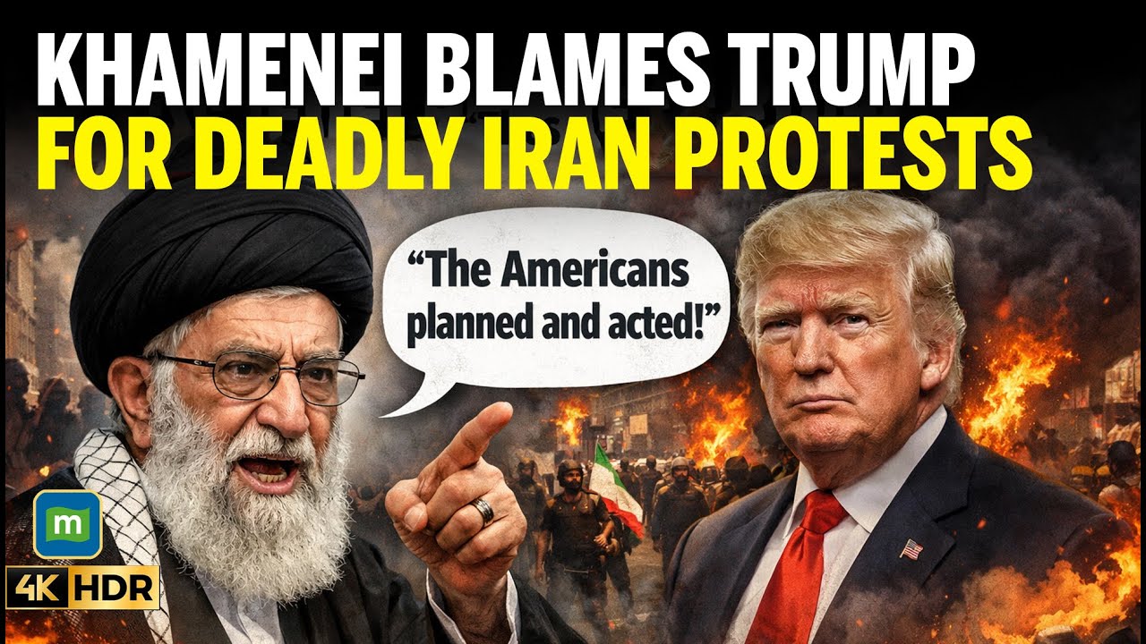 'US President is guilty,' Khamenei Blames Trump for Inciting Deadly Protests | Iran Unrest