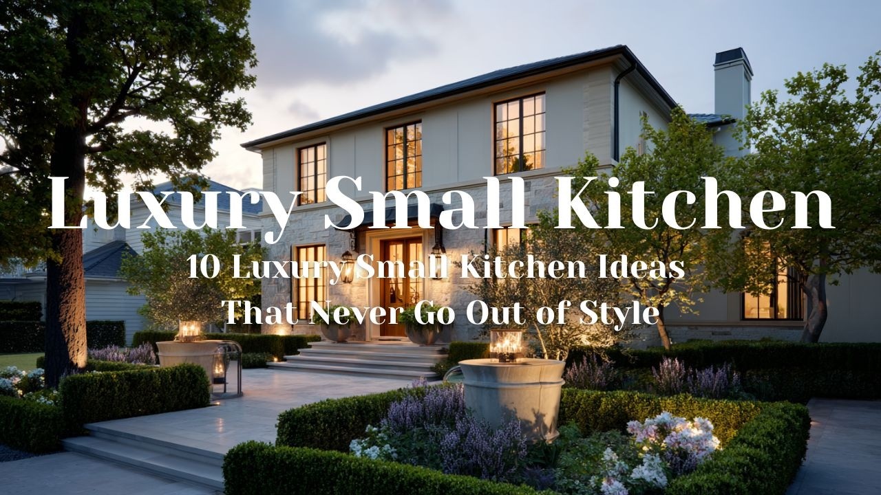 ✨10 Luxury Small Kitchen Ideas That Never Go Out of Style