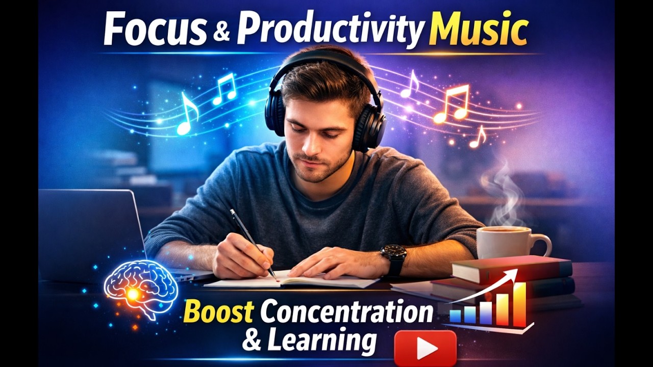 🎵 Focus & Productivity Music | Boost Concentration, Learning & Business Success