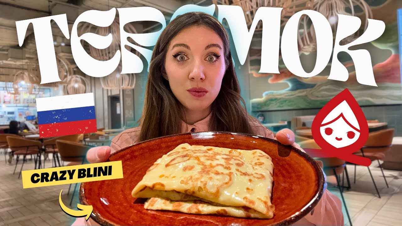 Traditional RUSSIAN FAST FOOD will surprise you! 🥞 🇷🇺 | Russia Vlog